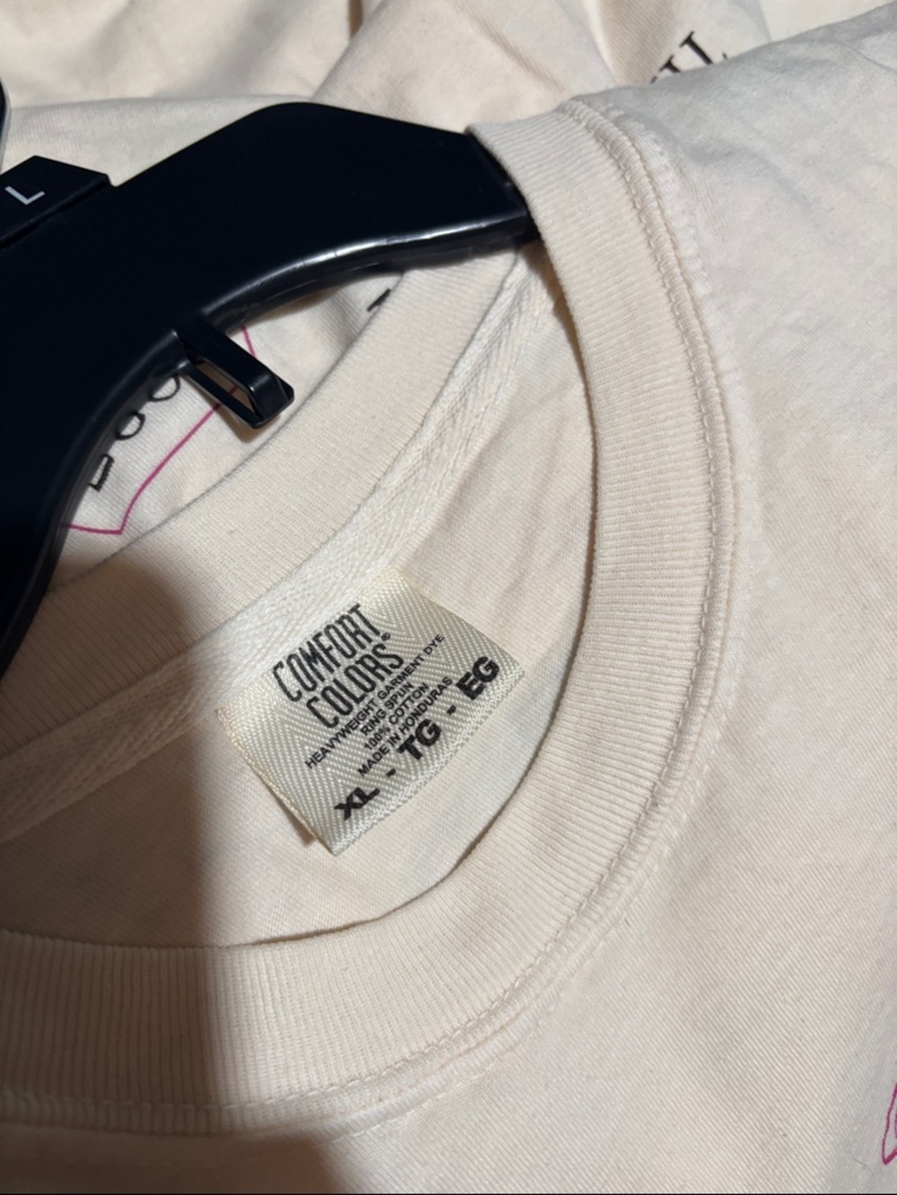 Sleep Token 'Even In Arcadia Tour' Long Sleeve Tee - Cream & Pink - Picture 2 of 8